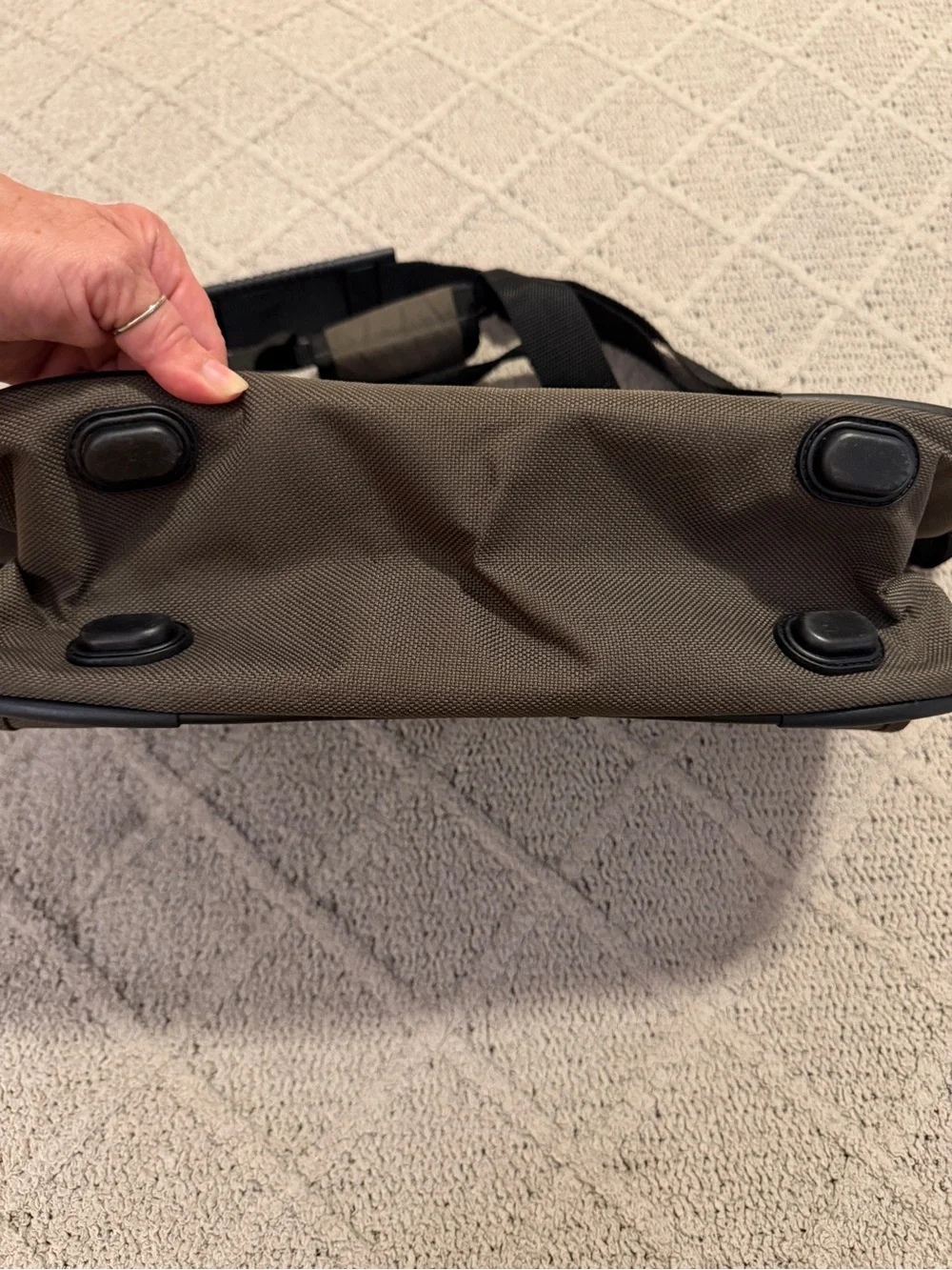 Eddie Bauer marking organization briefcase